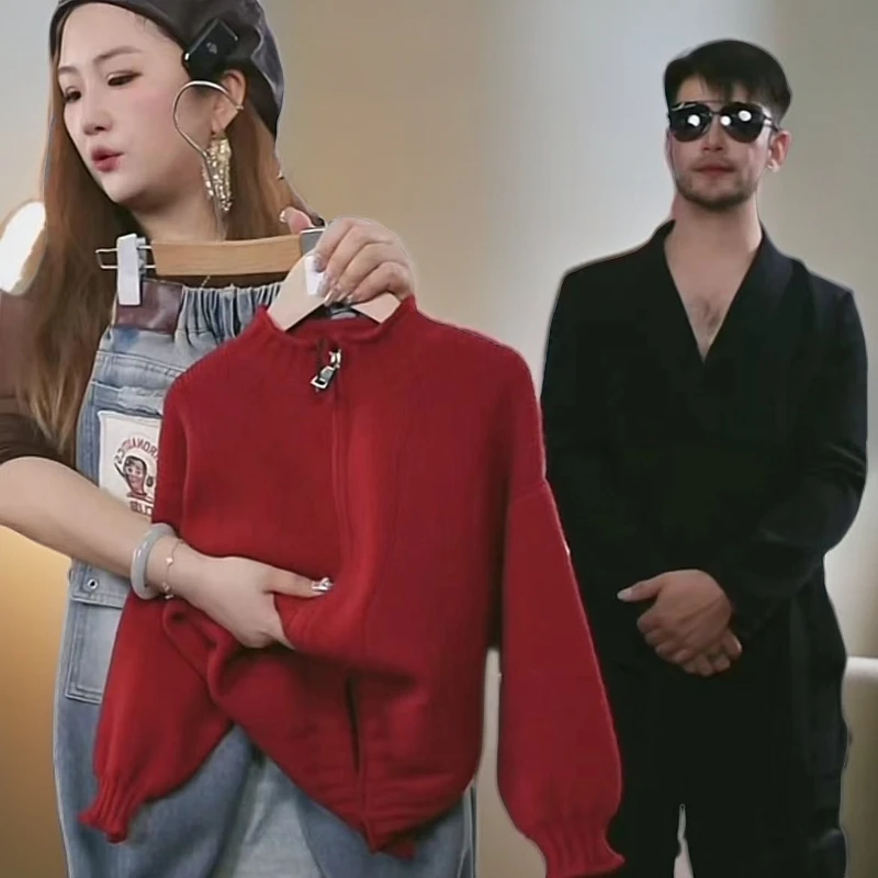 408114《现》小涵家玲姐优选韩版儿童舒适时尚洋气日常百搭毛衣外套