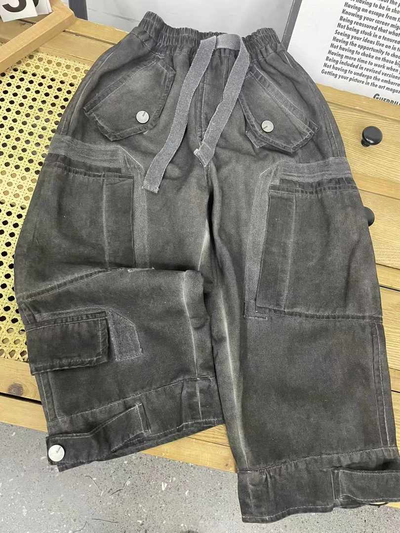 409212《脏脏裤》小涵家玲姐秋款优选儿童洋气日常加绒脏脏休闲裤