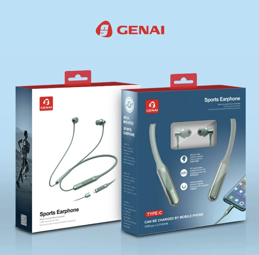 歌奈GB-S10颈挂式耳机通用无线蓝牙耳机亲肤3D硅胶高保真音质
