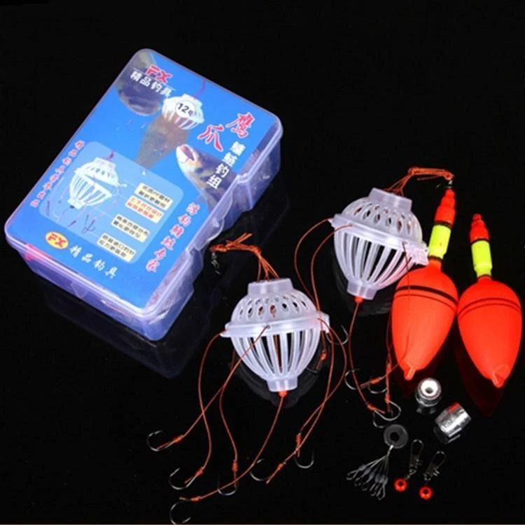 鲢鳙钓组鱼钩水怪鲤草饵笼海竿钓组鲢鳙专用花篮鲢鳙鲢鳙水怪笼