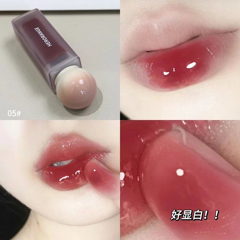 推荐水光显白镜面唇釉纯欲素颜滋润保湿水润嘟嘟玻璃冰透唇彩学生