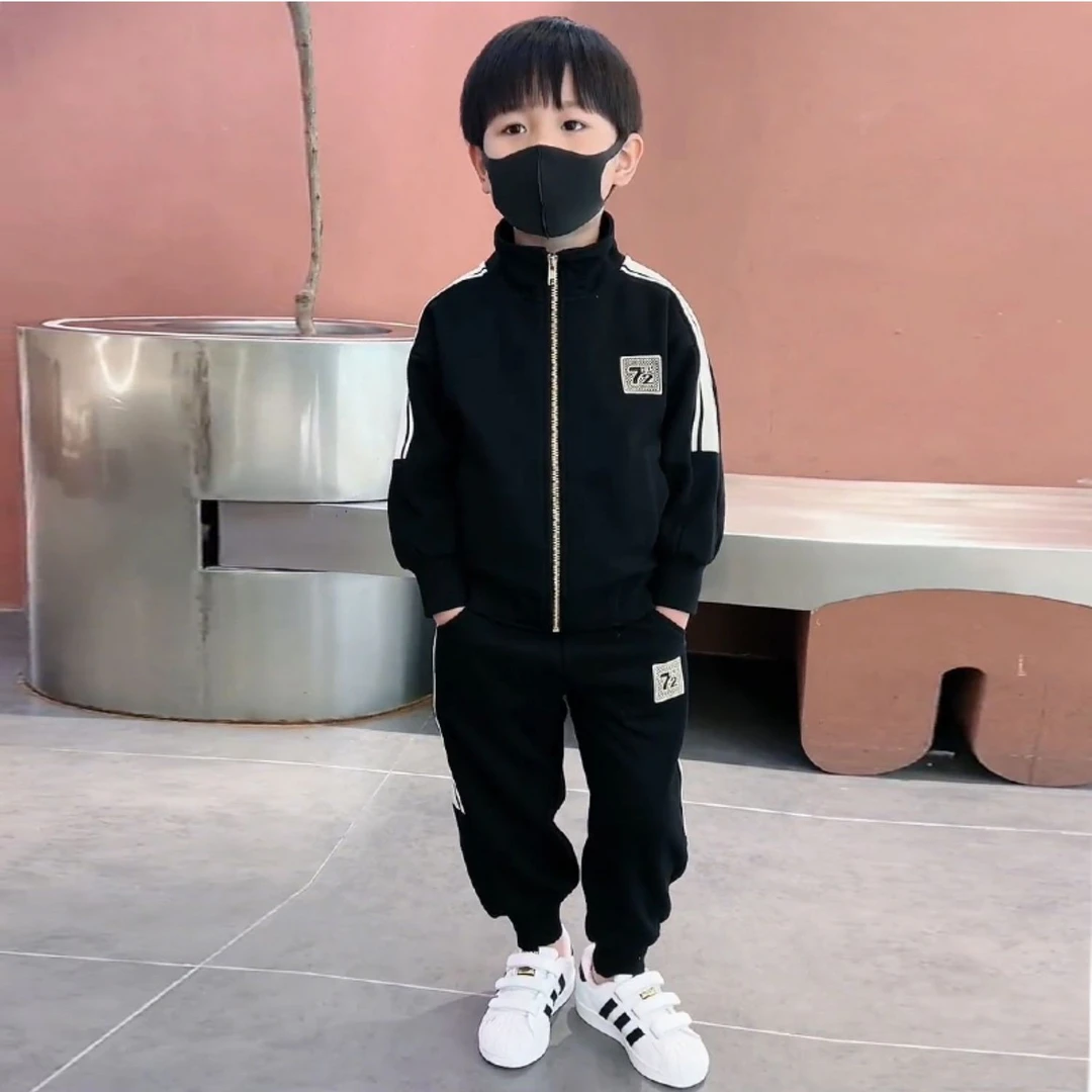 童装男童春装套装2025新款休闲春秋款时髦中大童运动春秋季两件套