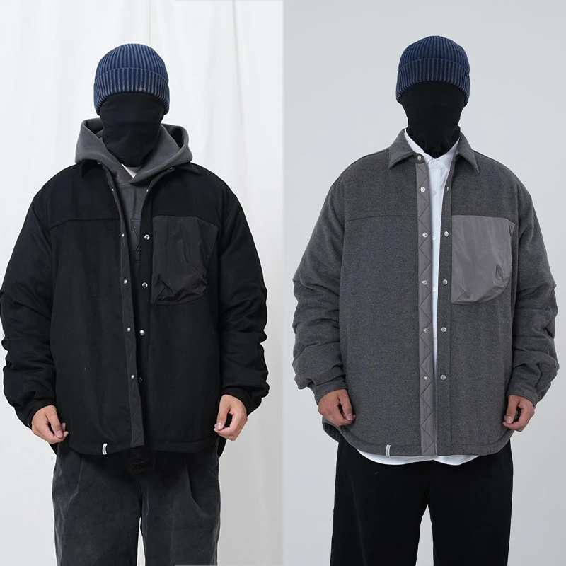 【聚】1407 重磅羊毛！宽松套头潮流百搭羽绒外套 w130-35216