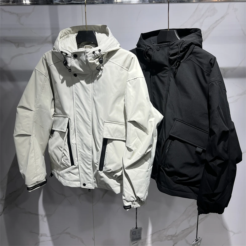 6584   山本耀司 90鸭绒 百搭加厚连帽保暖羽绒服   w269-9520