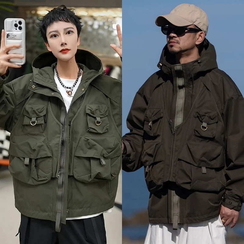 1066  【冲锋衣版90白鸭绒羽绒服】户外加厚保暖羽绒服  W011-8872