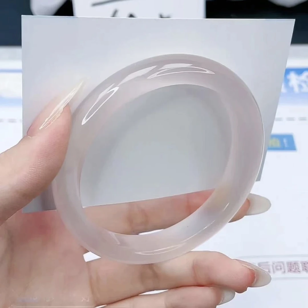 手镯 荔枝冻手镯冰透冰粉款气质 55圈口