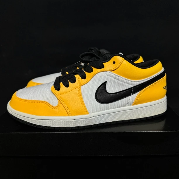 44码|AJ1 Low 白橙 低帮 防滑耐磨 公价1500|假一罚四|