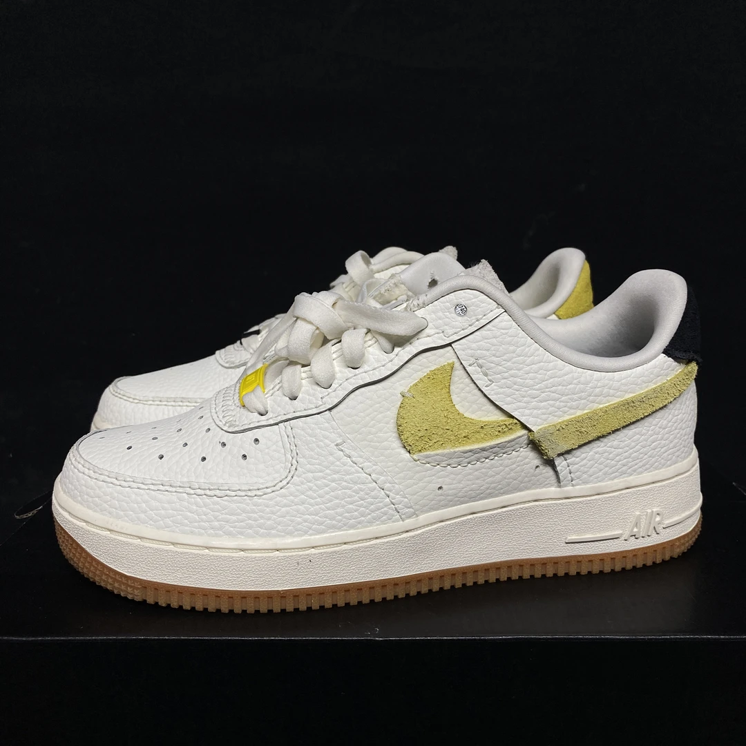 38.5码｜Nike AF1 Low 解构 黑黄鸳鸯 低帮 防滑耐磨｜假一罚四｜