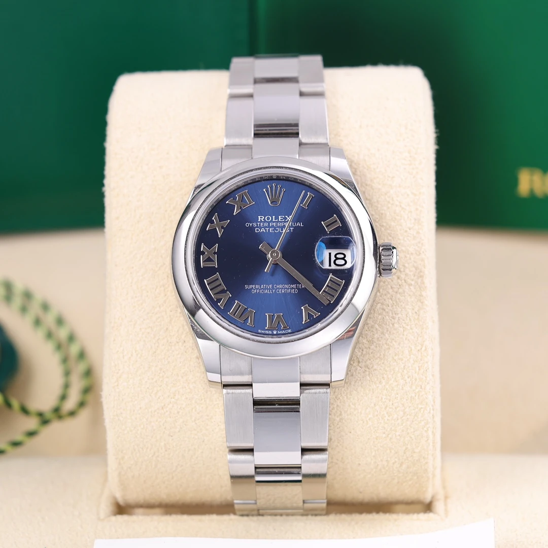 95新 Rolex/劳力士 278240-0017 板带光圈蓝罗马日志 2024年5月