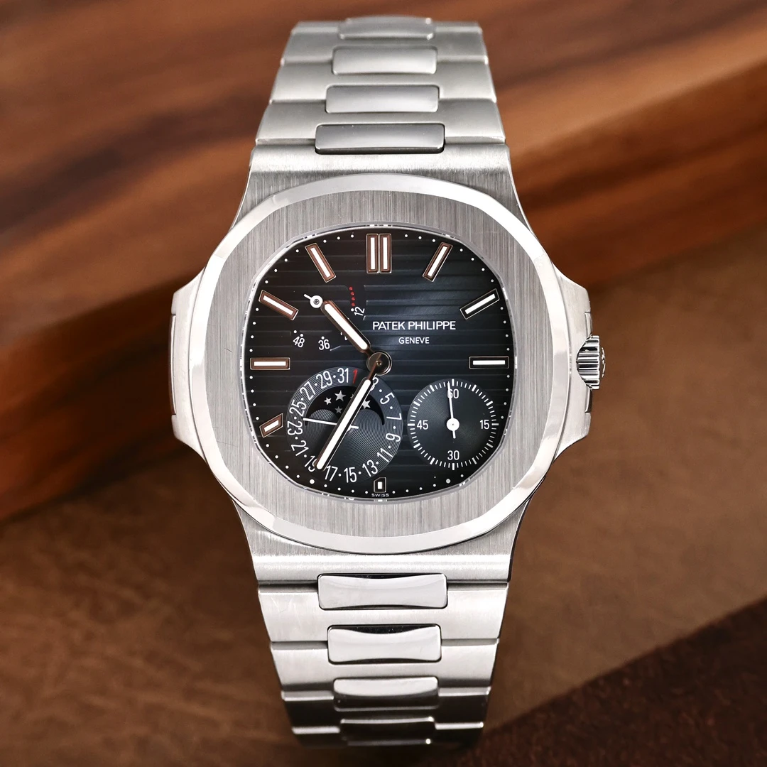 95新  百达翡丽5712a腕表 钢王鹦鹉螺 2019年保卡 40mm 自动机械