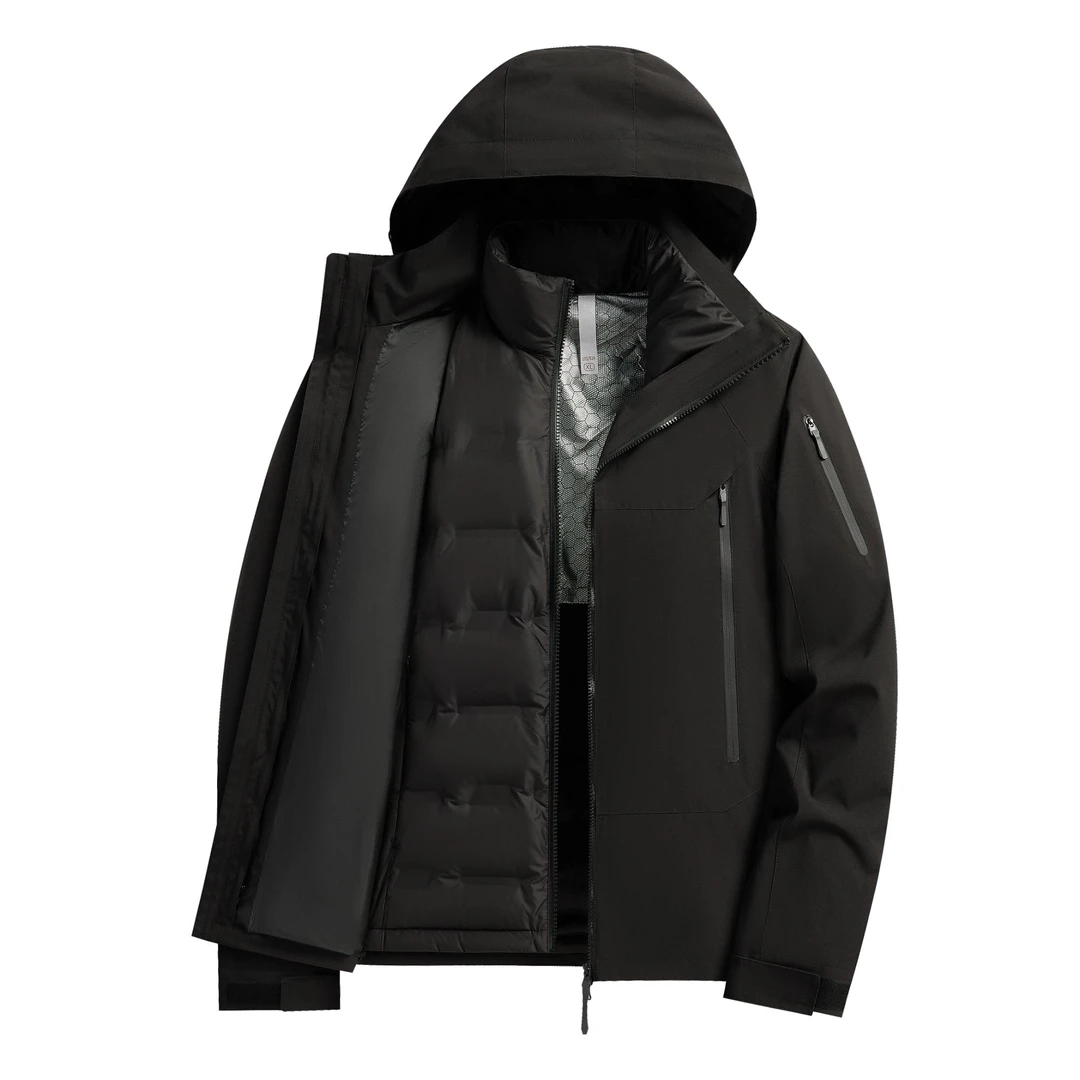 三门冲锋衣 三合一羽绒冲锋衣秋冬户外轻量防风保暖KY-9808YR-1SS