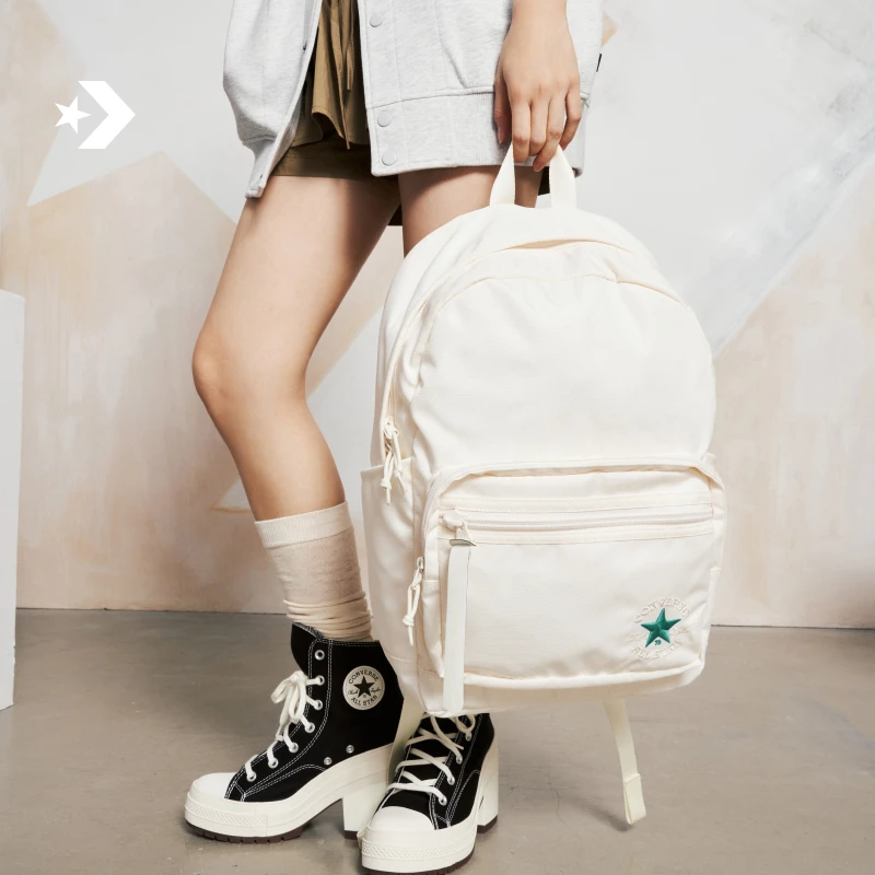 匡威GO2男女休闲双肩包书包简约电脑背包CONVERSE 10021005