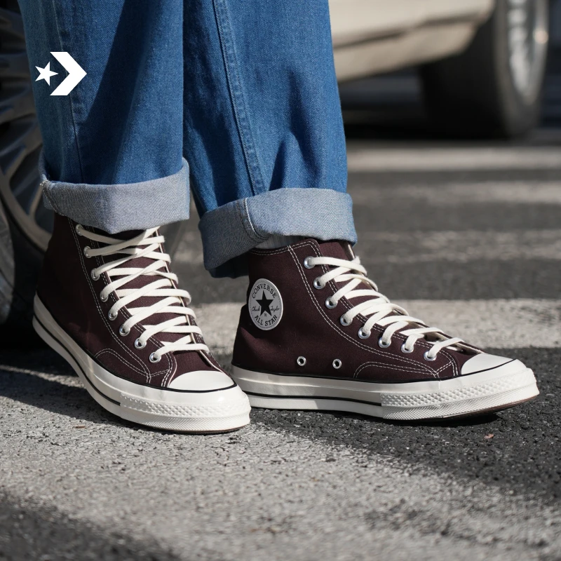 【流光风】匡威1970S运动高帮帆布鞋摩卡棕咖啡色 A08137C