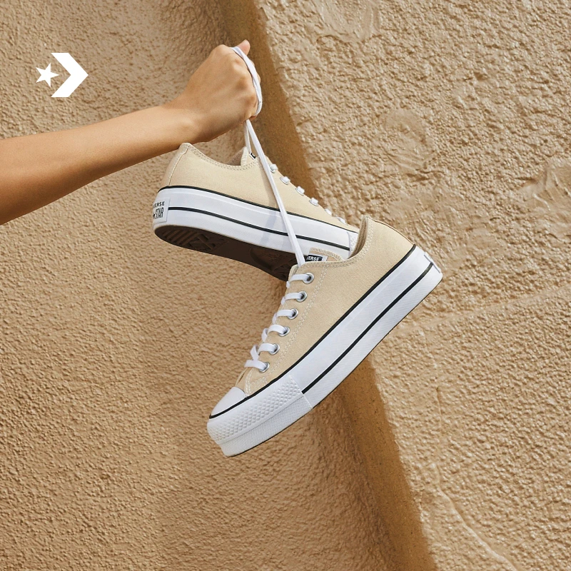 【流光风】匡威AllStarLift女低帮经典厚底鞋CONVERSE A03542C