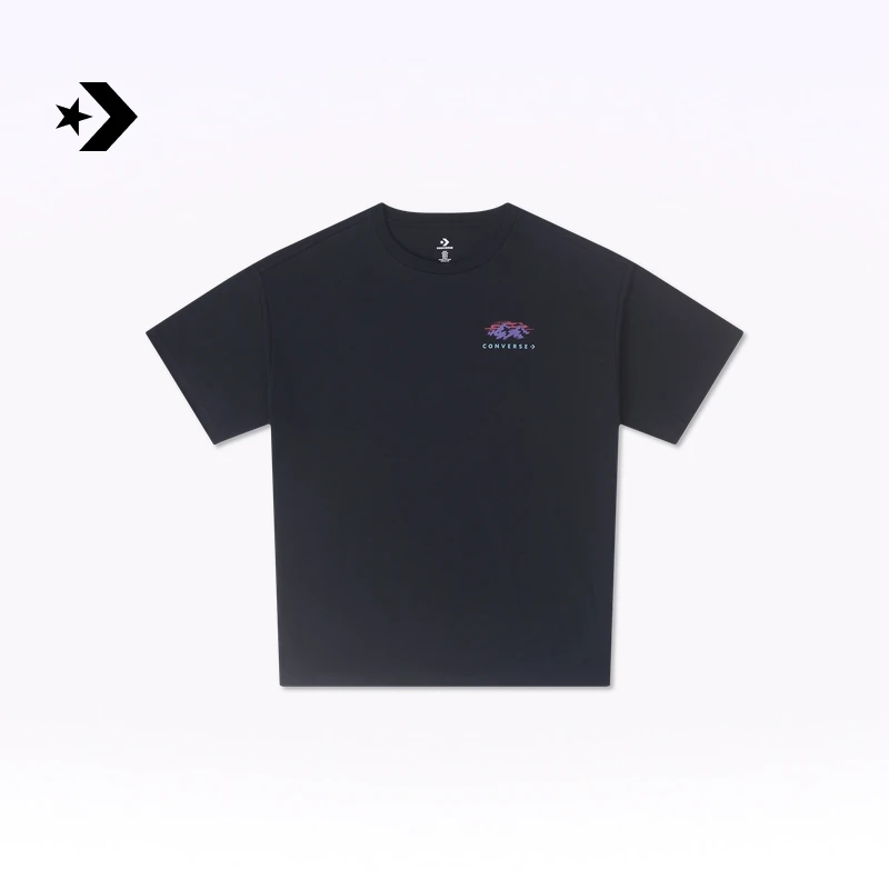 匡威春夏男复古短袖美式圆领印花全棉T恤CONVERSE 10027918