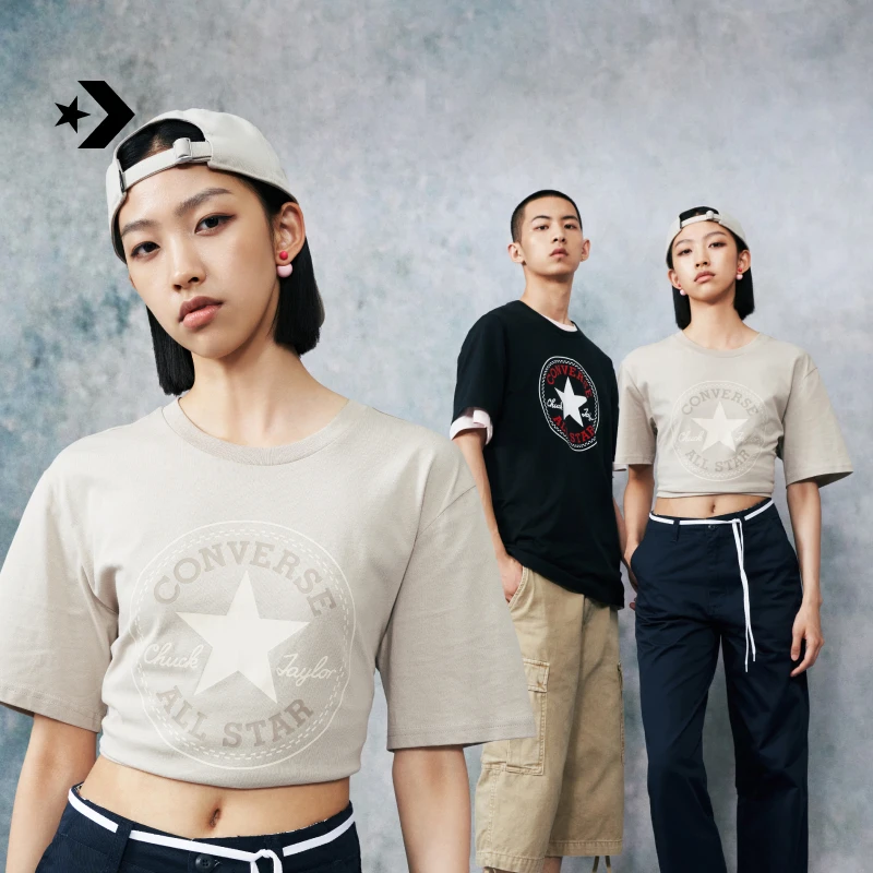 【夏季新品】匡威男女星星全棉短袖圆领T恤CONVERSE 10025459