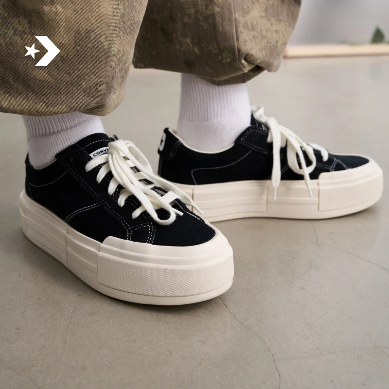 【UU鞋】匡威悠游AllStar男女厚底鞋面包鞋黑色CONVERSE A08789C