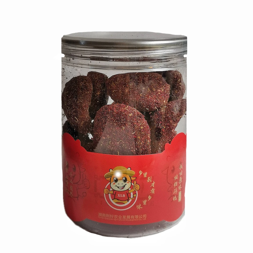 乡里别 湖南特产玫瑰山楂饼现做酸糯健康办公小零食300g瓶装