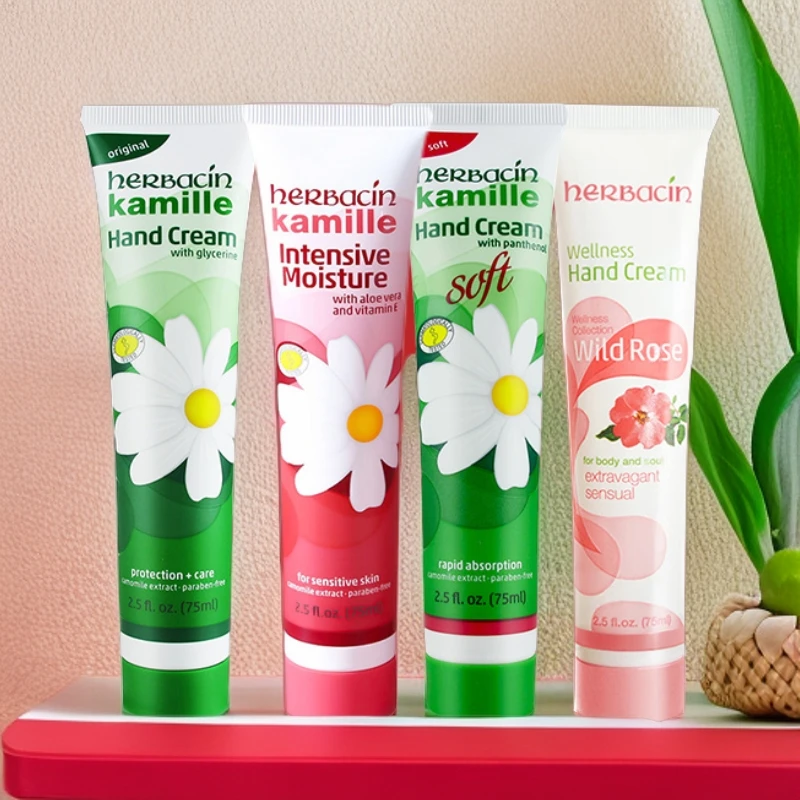 Herbacin/贺本清德国小甘菊护手霜小雏菊护手霜保湿滋润清爽便携