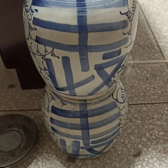 【闪购商品】罐神*青花陶瓷摆件双喜临门