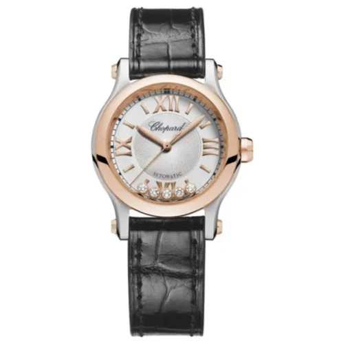 99新 Chopard/萧邦 快乐钻278573-6013机械30盘 时尚气质22年全套