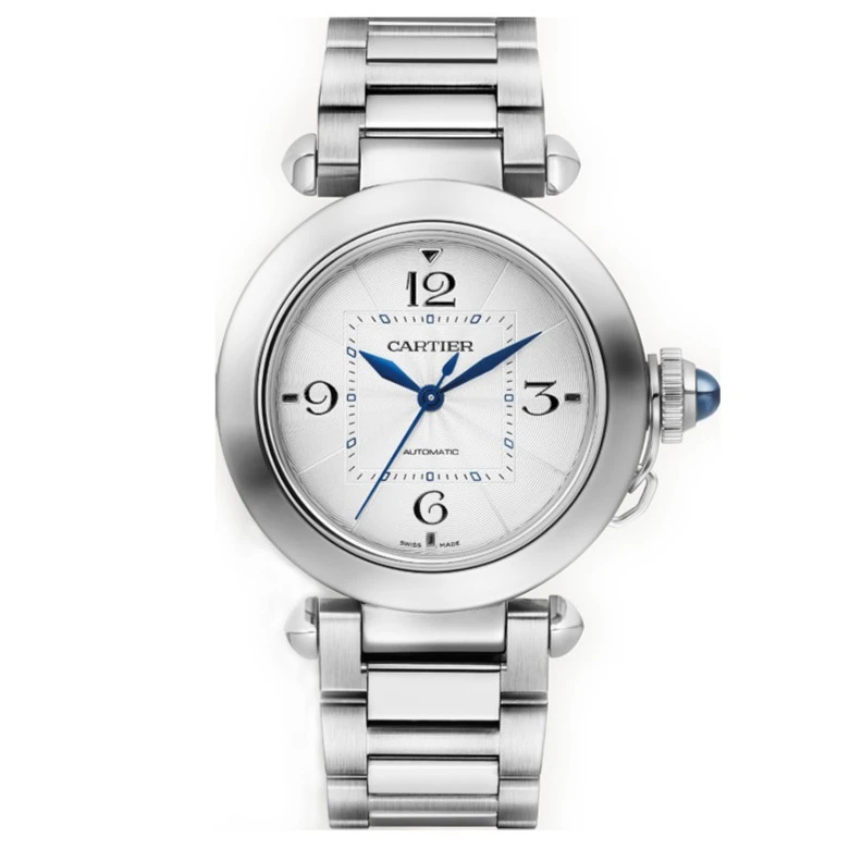 99新 Cartier/卡地亚 帕莎WSPA0013双表带 机械35盘时尚 20年全套