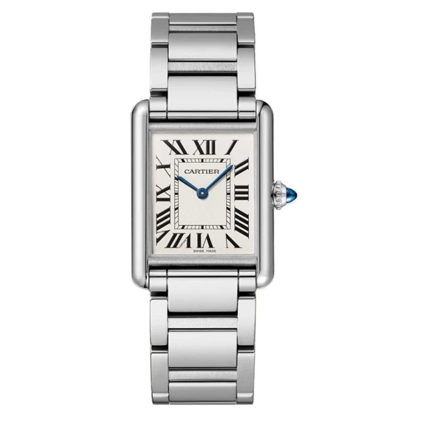 未使用 Cartier/卡地亚 WSTA0106坦克must石英33.7x25.5 25年全套