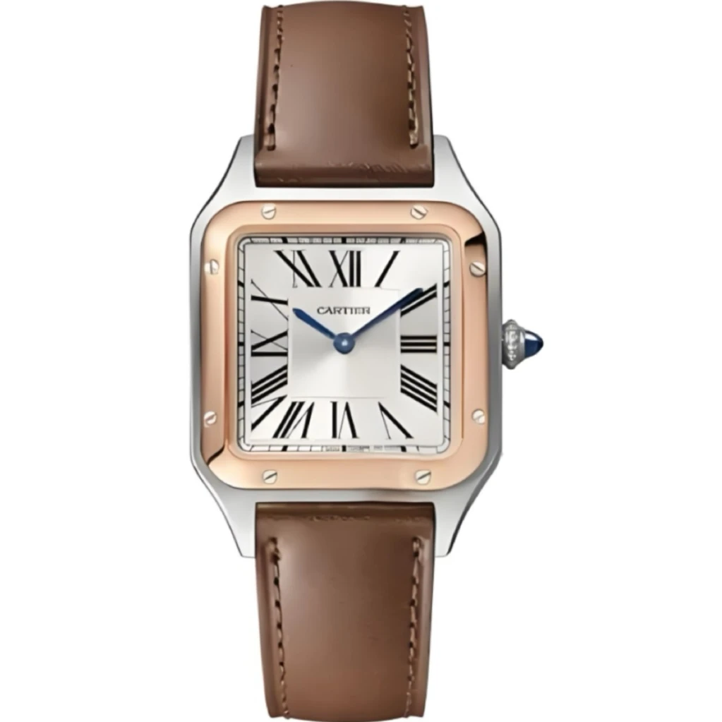 99新 Cartier/卡地亚 山度士W2SA0020 间金38*27.5石英 23年全套