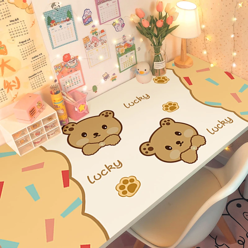 卡通桌面贴纸翻新自粘防水防油宿舍寝室书桌学习桌子加厚贴纸裁剪