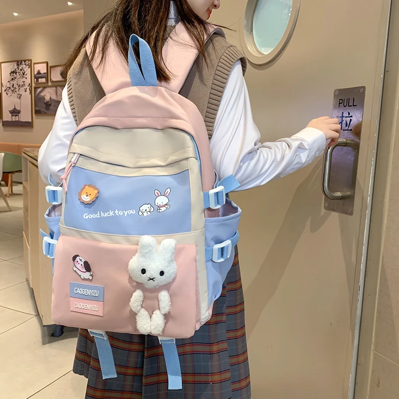 溯源好物双肩减负书包小学生轻便中学生背包女生4-6年级书包推荐