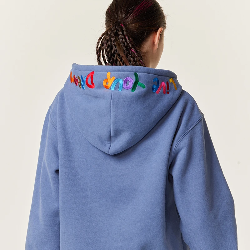 【自播】微瑕iscreamcolour MOF艺术家原创涂鸦印花加绒厚卫衣套装