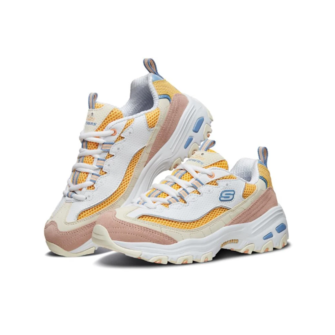 SKECHERS/斯凯奇糖果熊女子撞色休闲运动鞋增高老爹鞋13146/WYL