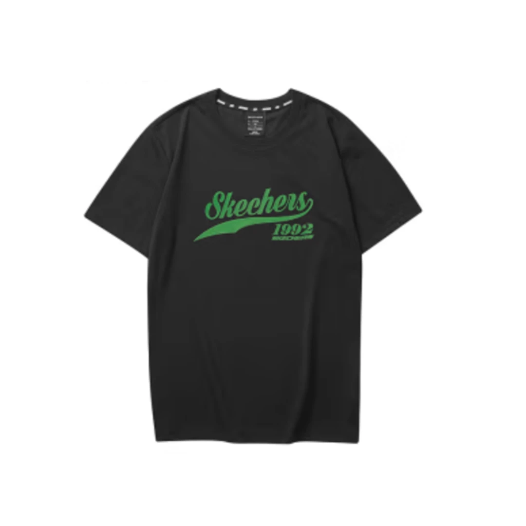 SKECHERS/斯凯奇缤纷系列情侣款短袖宽松休闲T恤L223U093/0018