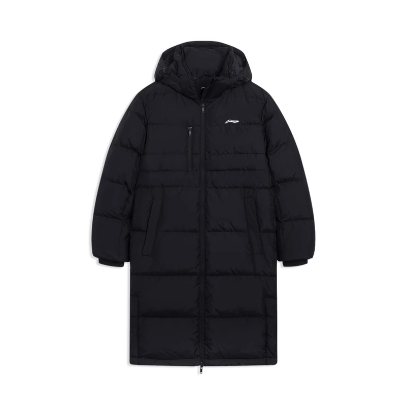 【80%鸭绒】李宁2024新品健身系列男子长羽绒服AYMU505