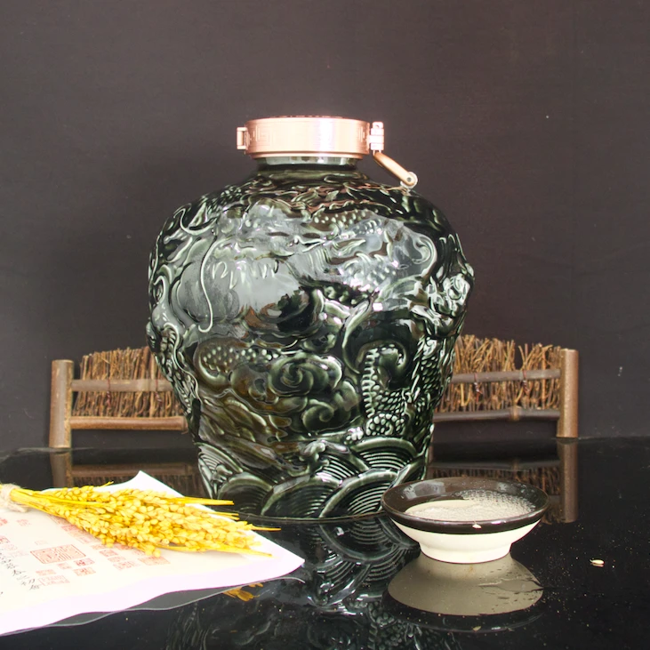 JIAO PO/焦陂原酒库15浓香白酒【直营】52度5000ml*1坛