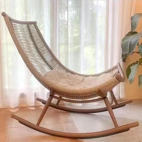 枕月摇摇椅躺椅成人大人客厅阳台逍遥家用休闲午休懒人摇椅网红