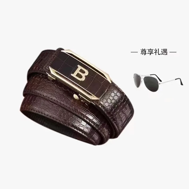 䀚德斯sj男士B头商务腰带+飞行员墨镜 B2