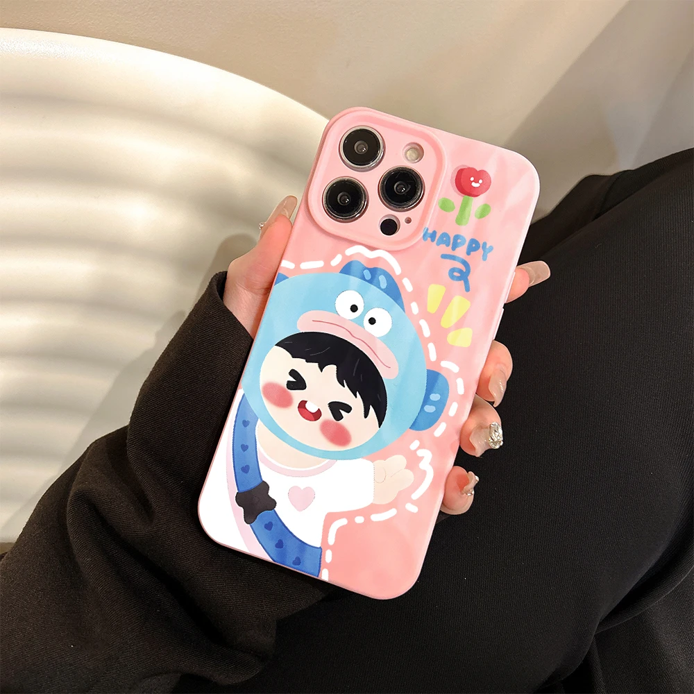 适用iPhone苹果12promax苹果15/14/13软胶简约防摔12/11/x/8p潮壳