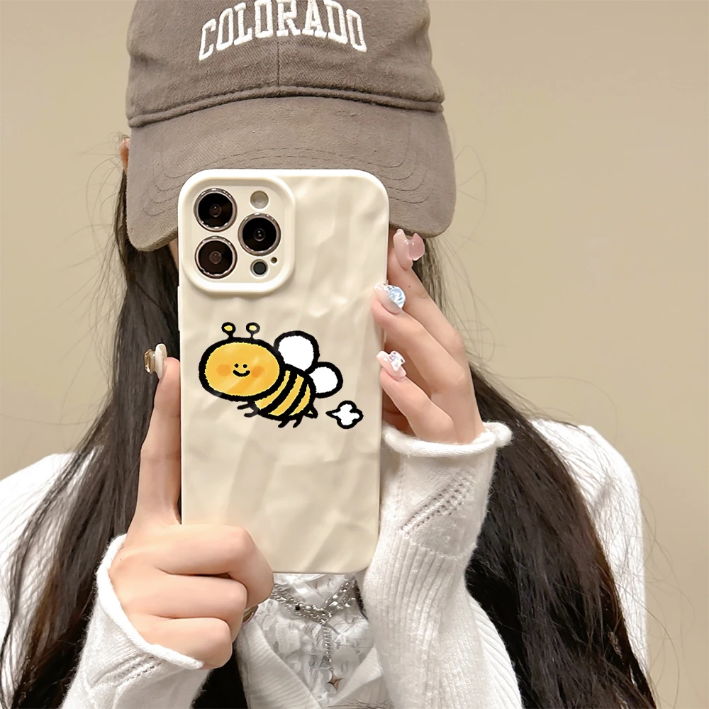 小蜜蜂LX适用iPhone苹果7plus手机壳A1864超薄11/15plus/xr全包潮