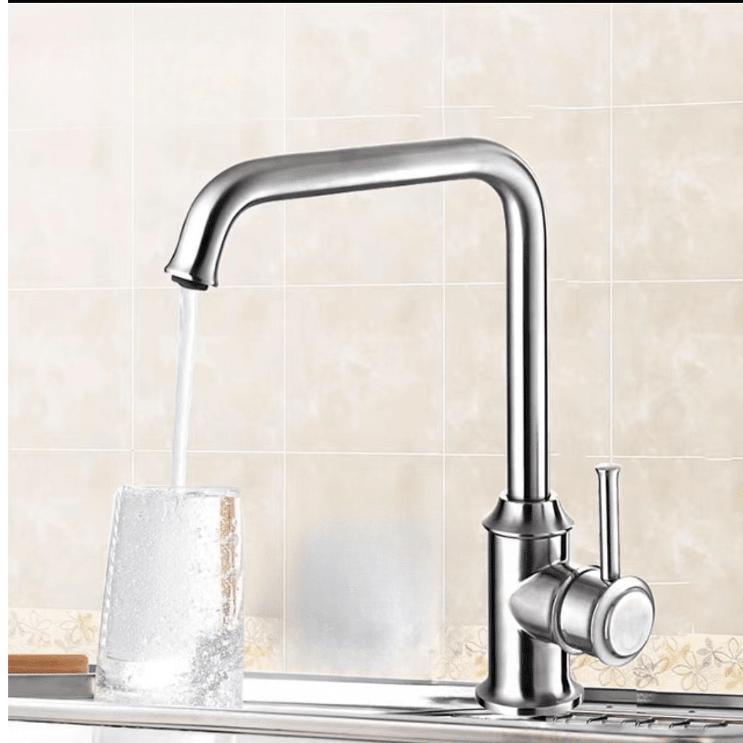 【高货品质】家用水龙头不锈钢冷热水可旋转自来水龙头净水器