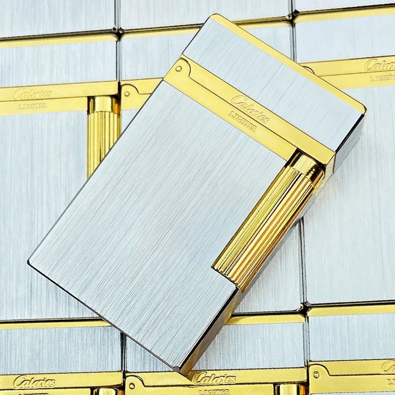 朗声煤油打火机钢音侧滑砂轮创意个性老式黄铜时尚经典怀旧朗声机