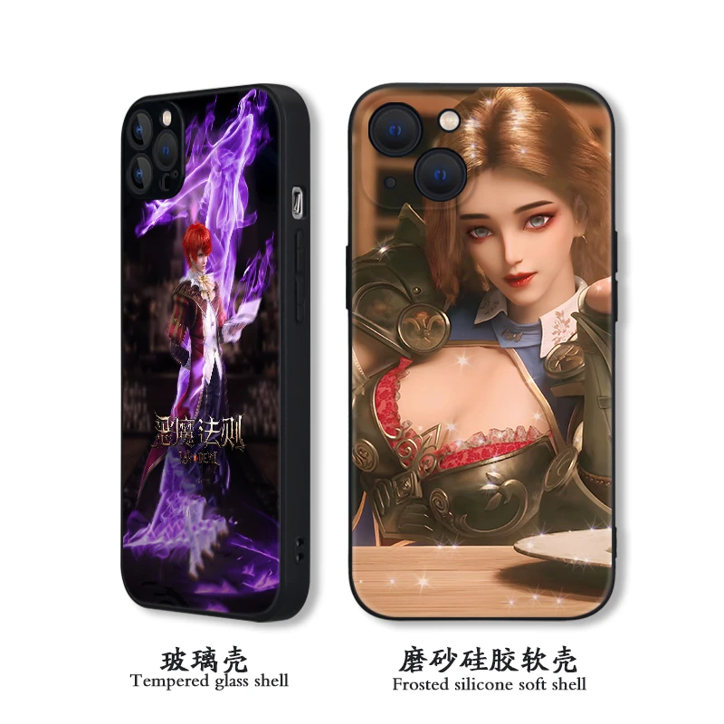 恶魔法则手机壳苹果14动漫iPhone15适用15promax华为nova15红米K6
