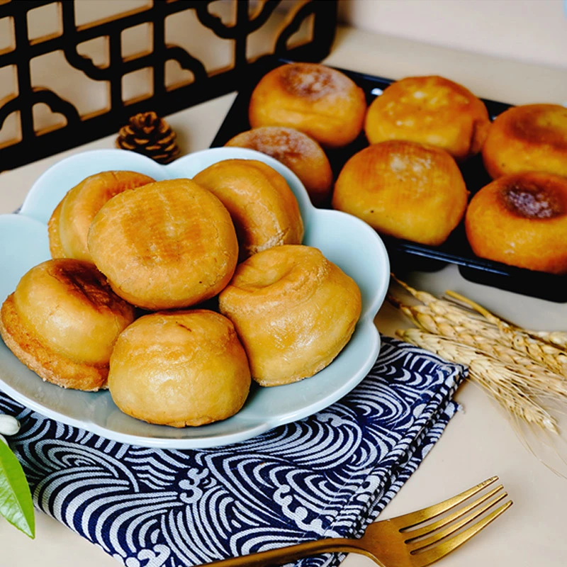 锡祥记无锡手工鲜肉馅玉兰饼（生胚）10只/盒 新鲜制作玉兰饼