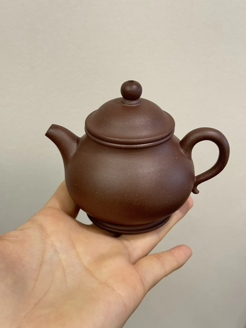宜兴原矿紫泥潘壶
