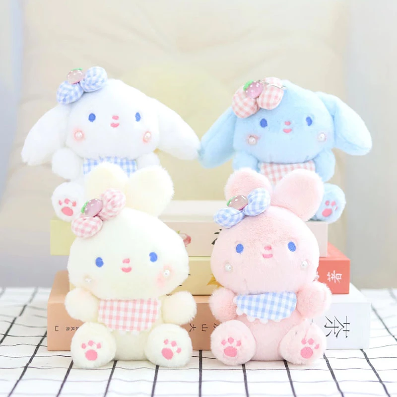 网红可爱萌小兔子挂件毛绒玩具公仔小狗包包挂饰钥匙扣布娃娃玩偶
