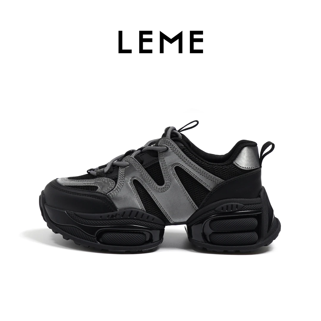LEME2023秋季新款老爹鞋时尚百搭运动鞋休闲鞋厚底低帮L330214