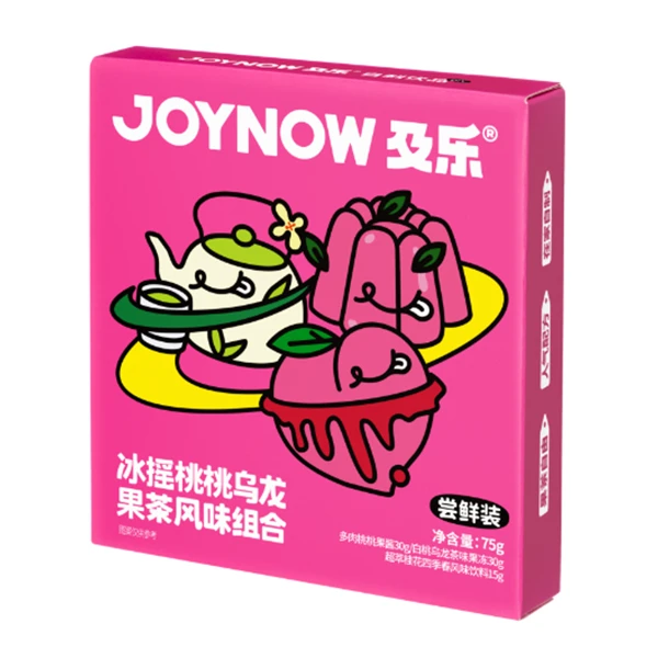JOYNOW及乐自制饮品爆款小料果茶人气尝鲜装冰摇桃桃乌龙