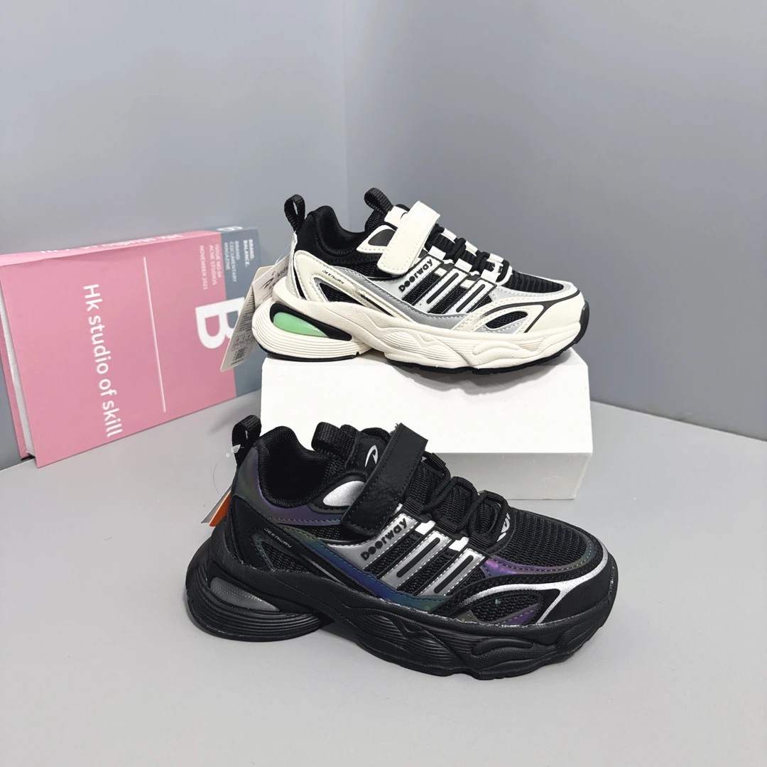 秋季双网32-37码儿童运动鞋男童软底网面女童休闲鞋中童38562