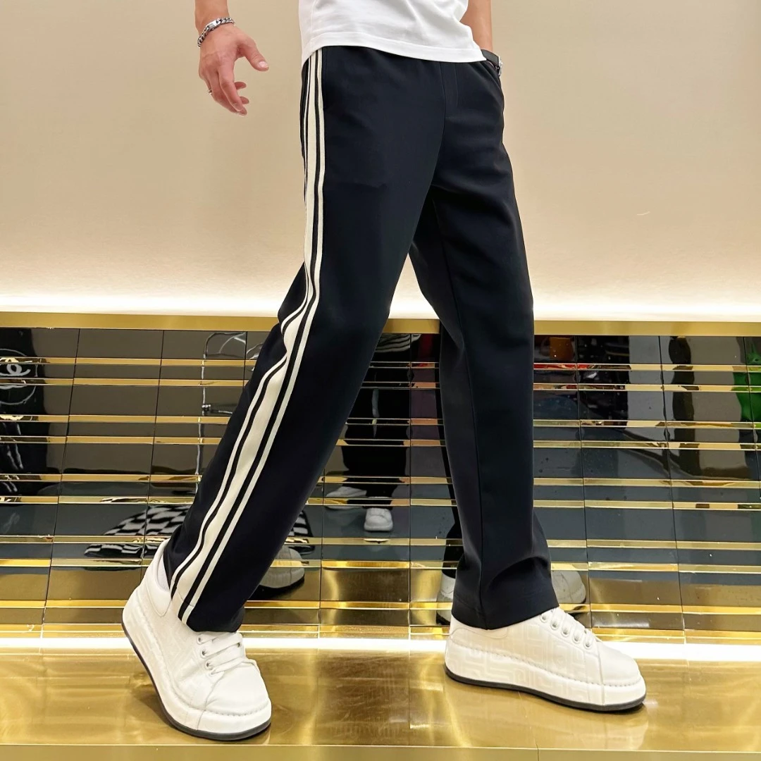 CICEU 2023新款欧货高端时尚透气男士宽松百搭休闲直筒裤  98808