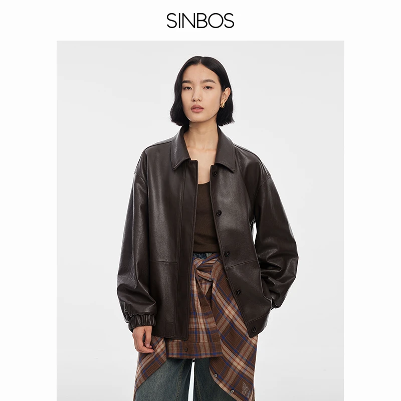 【星线好物】SINBOS女士单皮皮衣SF4D20367